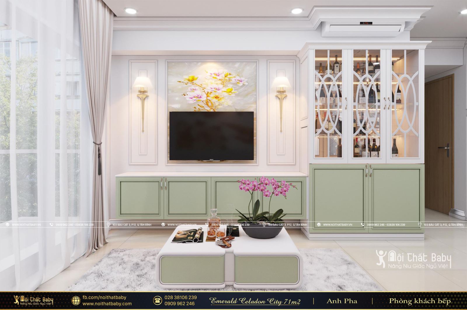 Tổng hợp các mẫu thiết kế nội thất Chung cư Emerald Celadon City